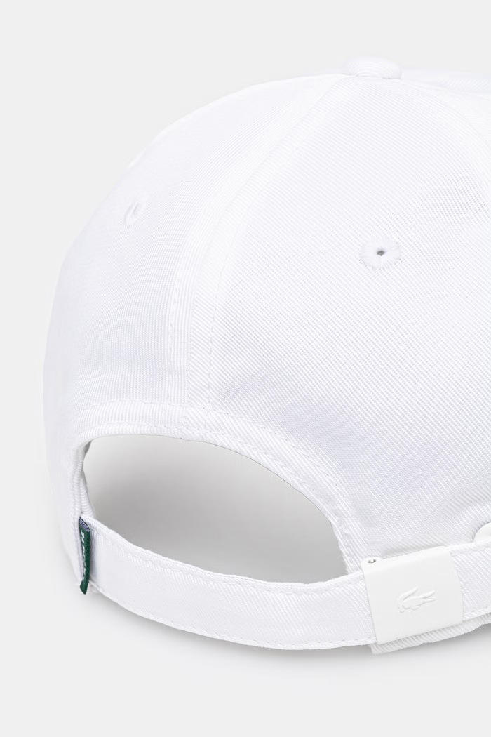 Doplnky Lacoste čiapka so šiltom bavlnená RK1910 biela