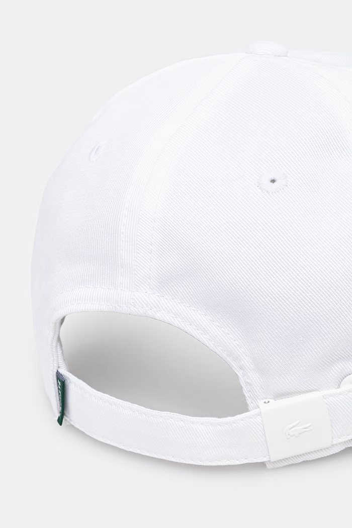 Doplnky Lacoste čiapka so šiltom bavlnená RK1910 biela