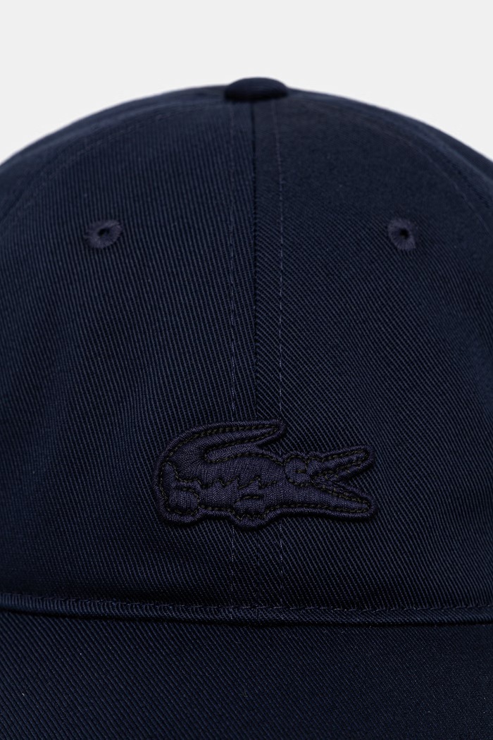 Lacoste čiapka so šiltom bavlnená RK1910 tmavomodrá SS26