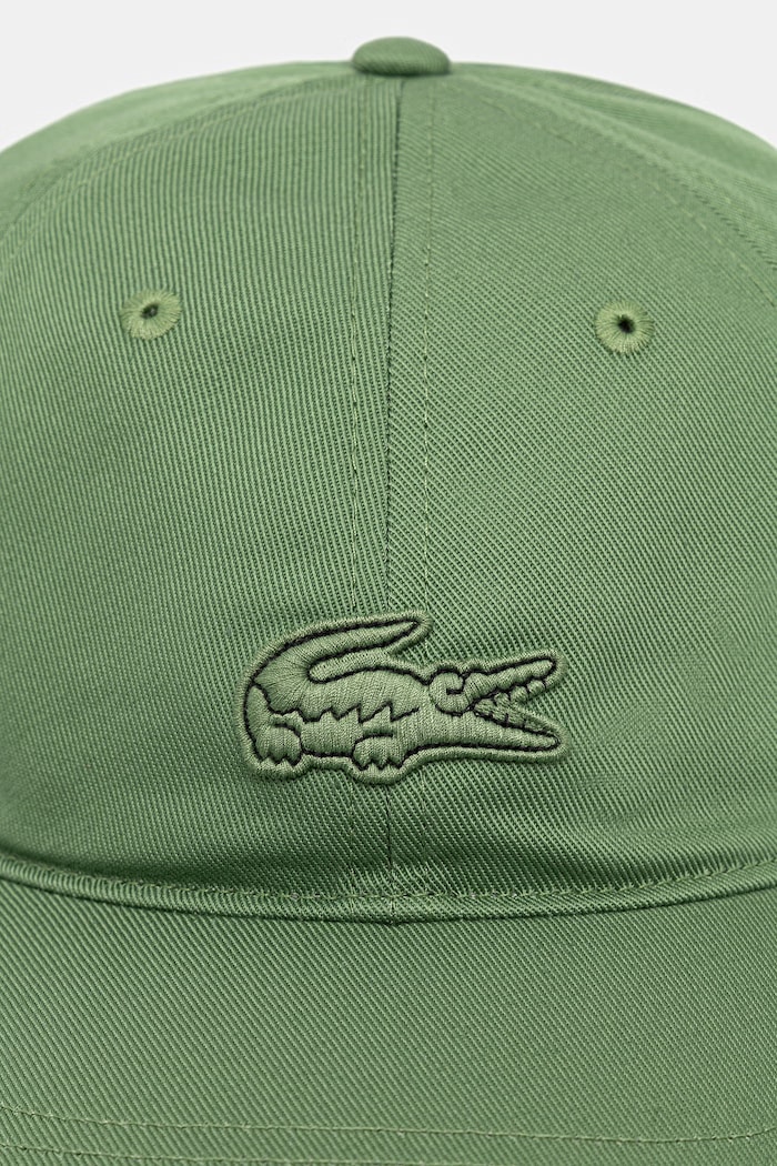 Lacoste čiapka so šiltom bavlnená RK1910 zelená SS26