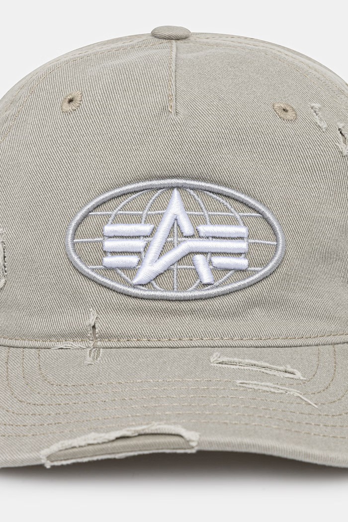 Βαμβακερό καπέλο του μπέιζμπολ Alpha Industries World Acid Cap 266904 πράσινο SS26