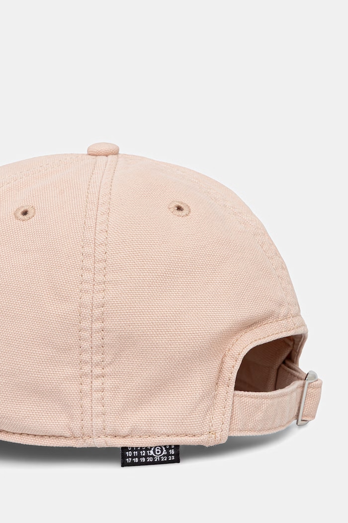 MM6 Maison Margiela șapcă de baseball din bumbac portocaliu SH0TC0008.M35346