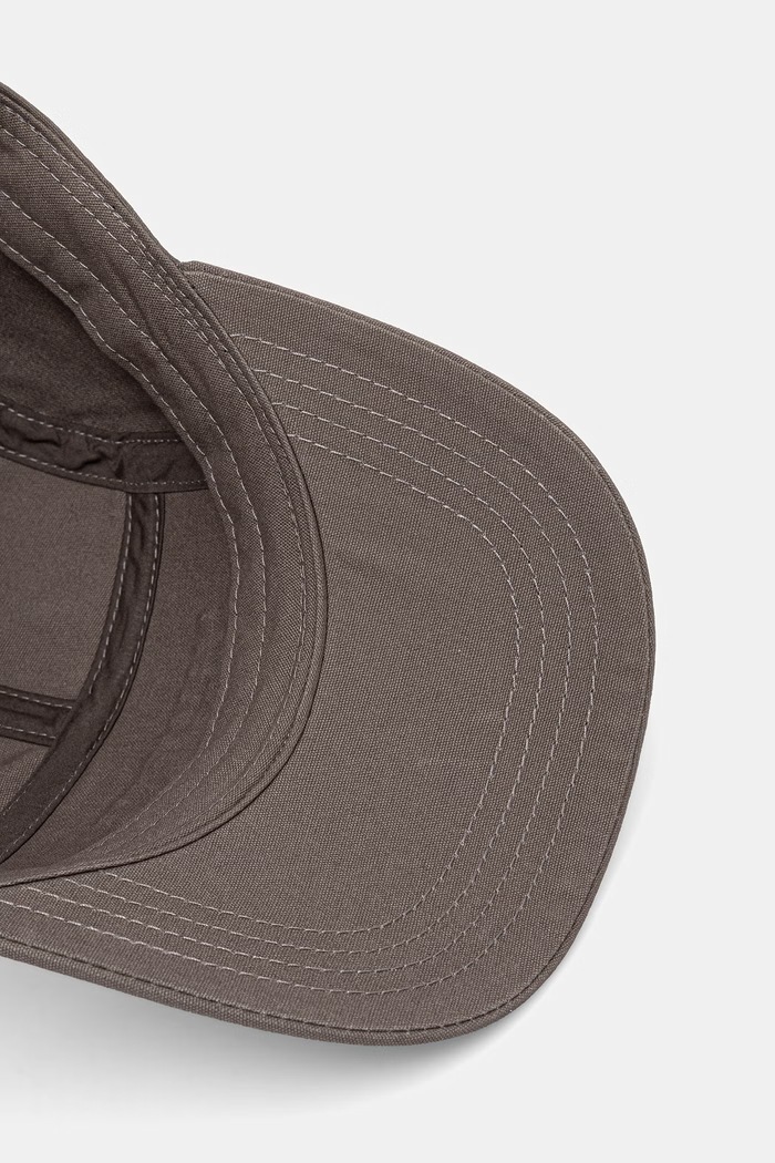 Памучна шапка с козирка MM6 Maison Margiela SH0TC0009.M35346 сив