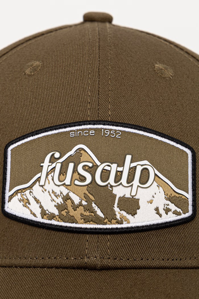 Fusalp bavlnená baseballová čiapka COTTON ANIM J3704 zelená SS26