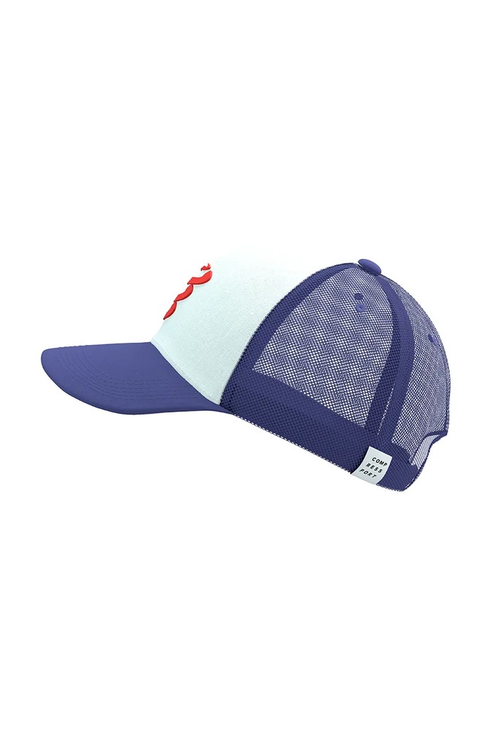 Doplnky Compressport šiltovka trucker bavlnená XHWU4195 fialová