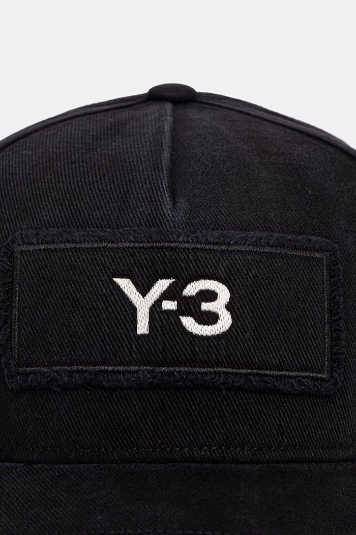 Y-3 czapka z daszkiem bawełniana RACE CAP KE0075 czarny SS26