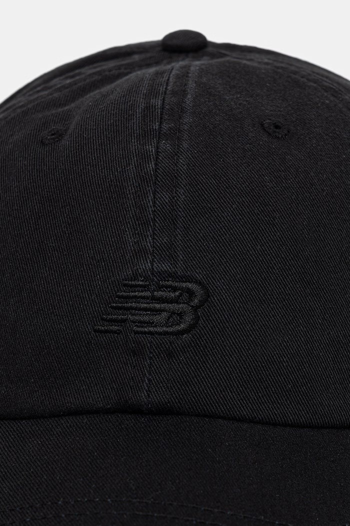 New Balance Baseball kapa moška bombažna LAH51004BKK črna SS26