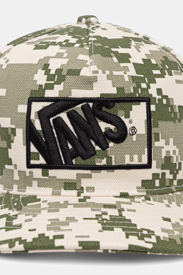 Vans czapka z daszkiem snapback bawełniana VN000QAFGCY1 zielony SS26
