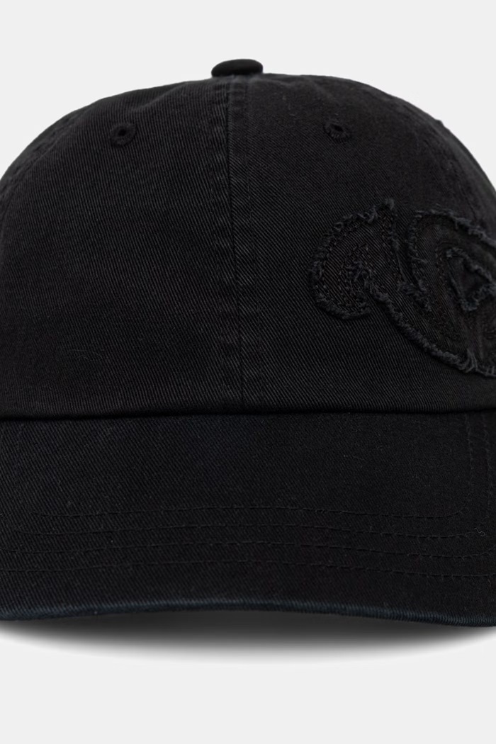 Vans czapka z daszkiem bawełniana VN000T13BLK1 czarny SS26