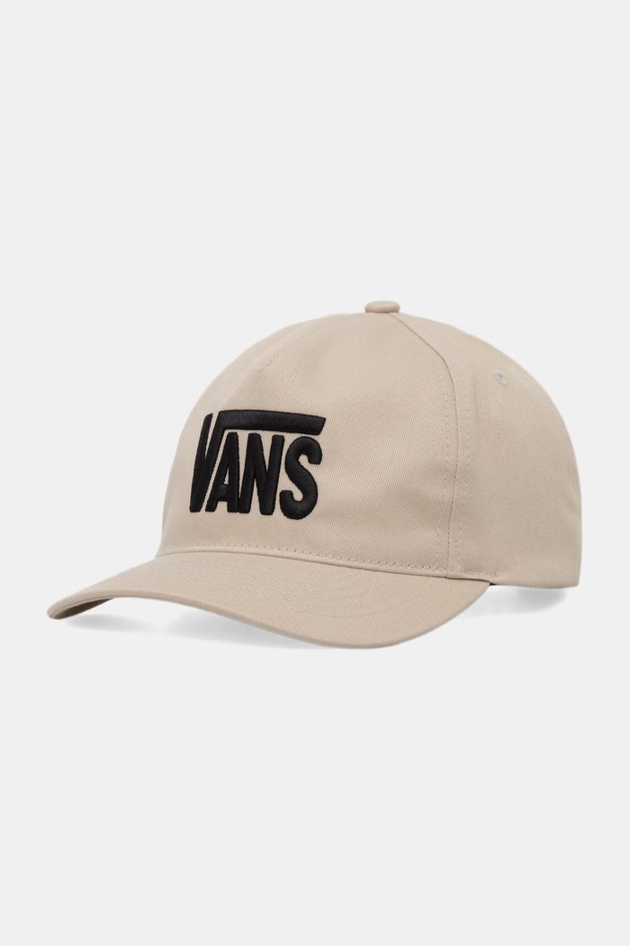 Vans czapka bejsbolówka bawełniana beżowy VN000W122N11