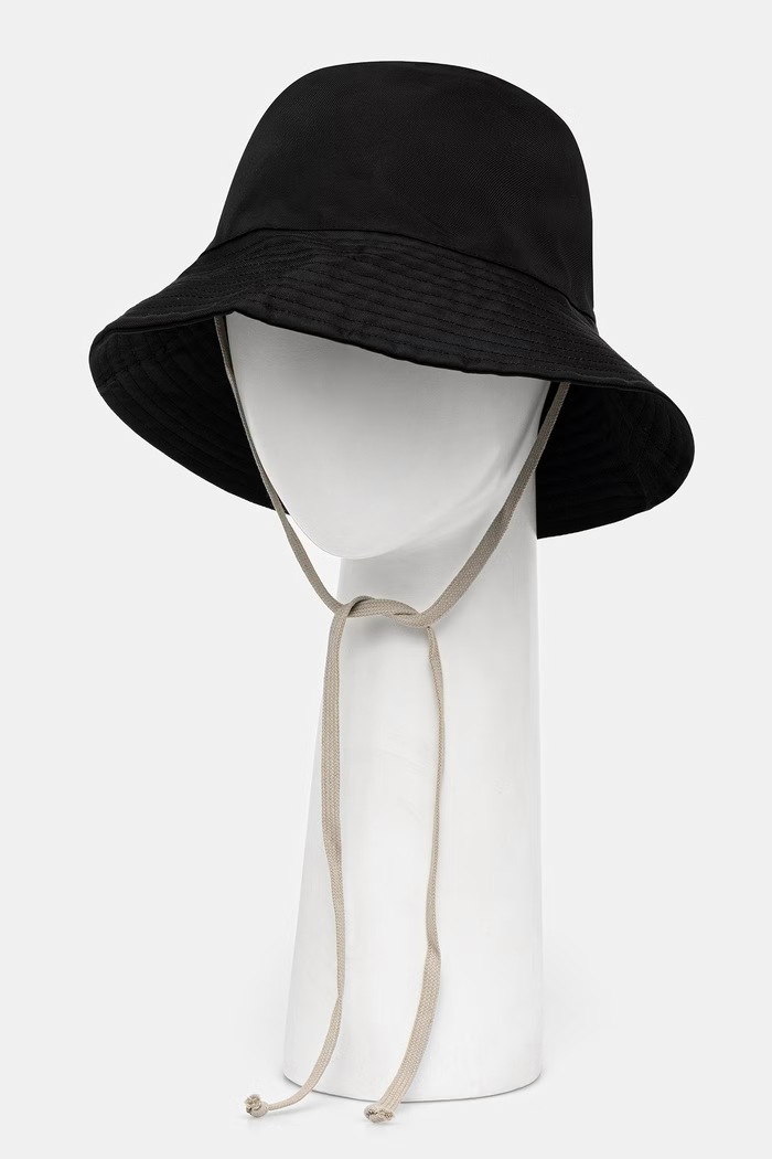 Rick Owens DRKSHDW Gilligan bucket hat DA01F4479.NCV black SS26