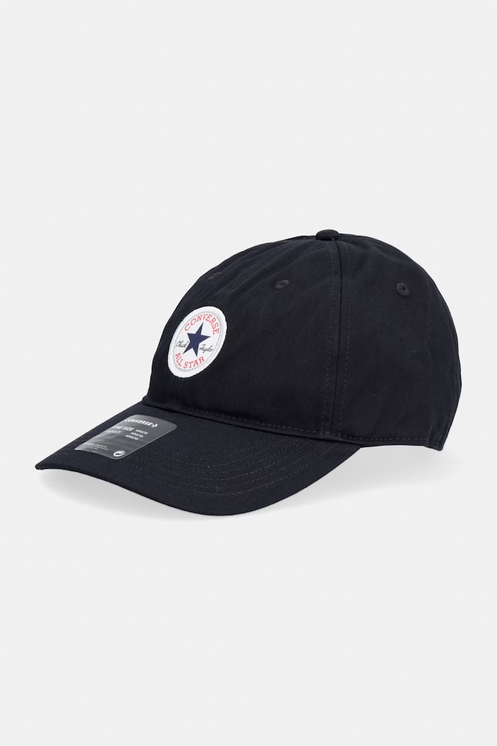 Bavlnená šiltovka Converse bavlna čierna MA5708