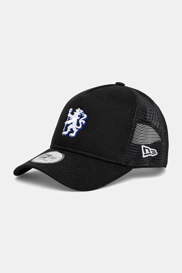 New Era шапка trucker CHELSEA PATCH TRUCKER черен 60772039