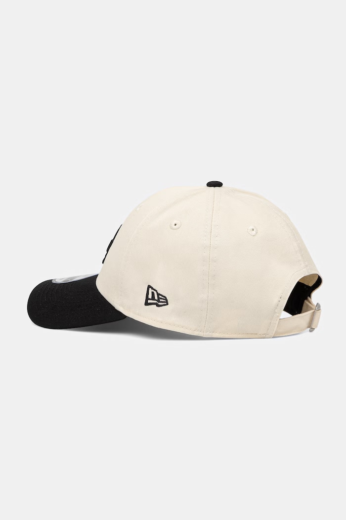 Αξεσουάρ Βαμβακερό καπέλο του μπέιζμπολ New Era COLOURBLOCK 9FORTY® 60771835 μπεζ