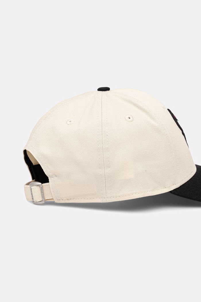 Bombažna bejzbolska kapa New Era COLOURBLOCK 9FORTY® bež 60771883