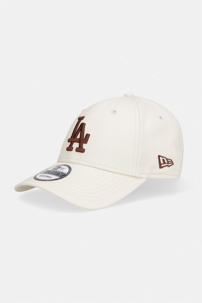 New Era czapka z daszkiem bawełniana LEAGUE ESSENTIAL 9FORTY® aplikacja beżowy 60771709