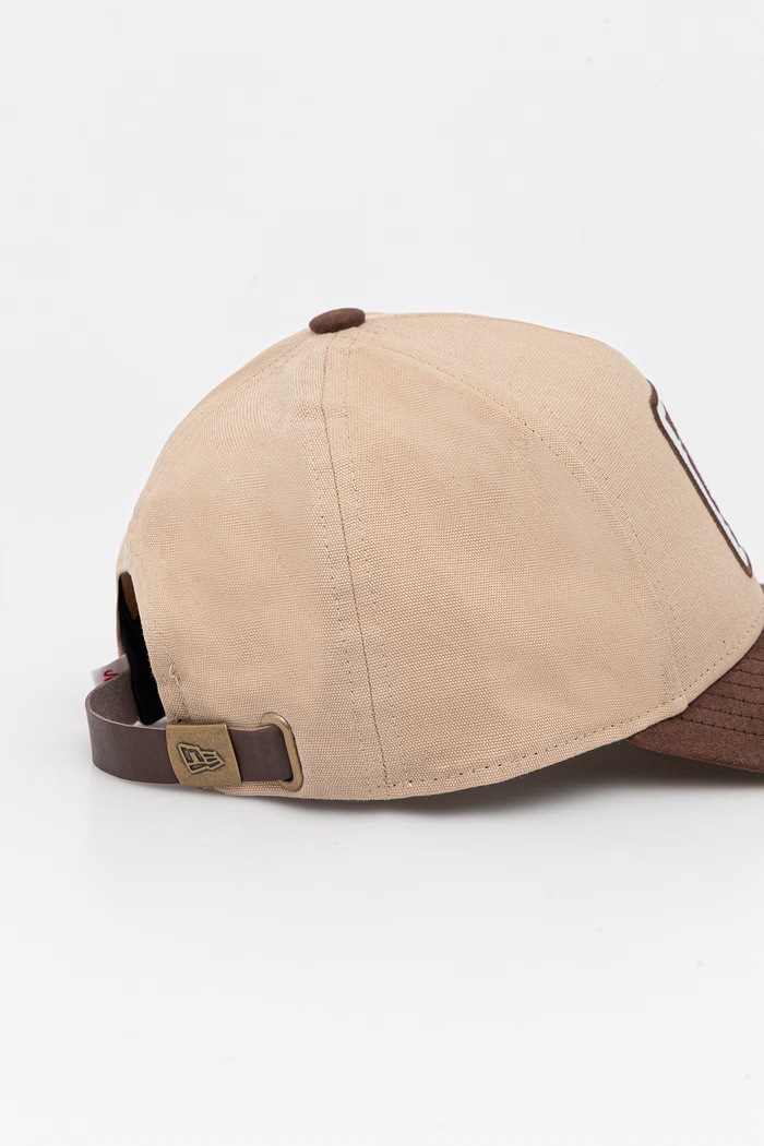 Dodatki Kapa s šiltom New Era PATCH SUEDE E-FRAME 60771796 bež