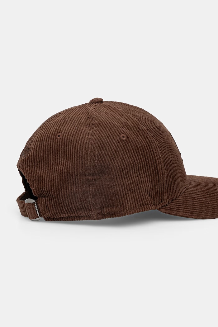 Akcesoria New Era czapka z daszkiem sztruksowa CORD 9FORTY® MC 60771826 brązowy