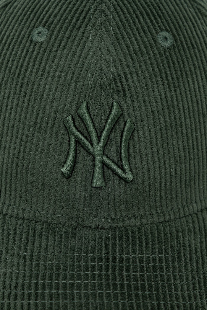 Bombažna bejzbolska kapa New Era CORD 9FORTY® MC zelena 60771825