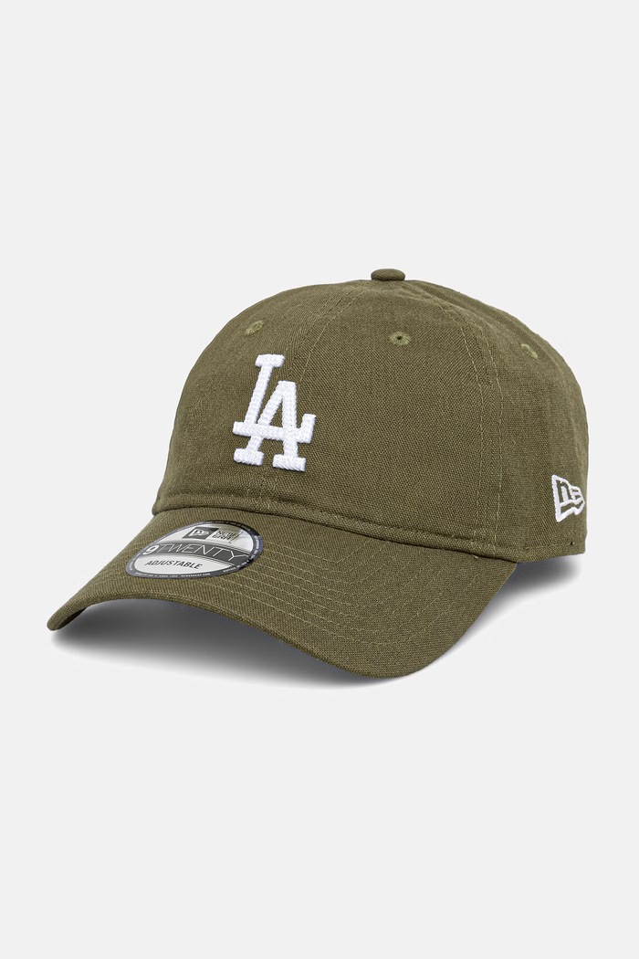 New Era baseball kapa z dodatkom lana LINEN 9TWENTY® zelena 60771837