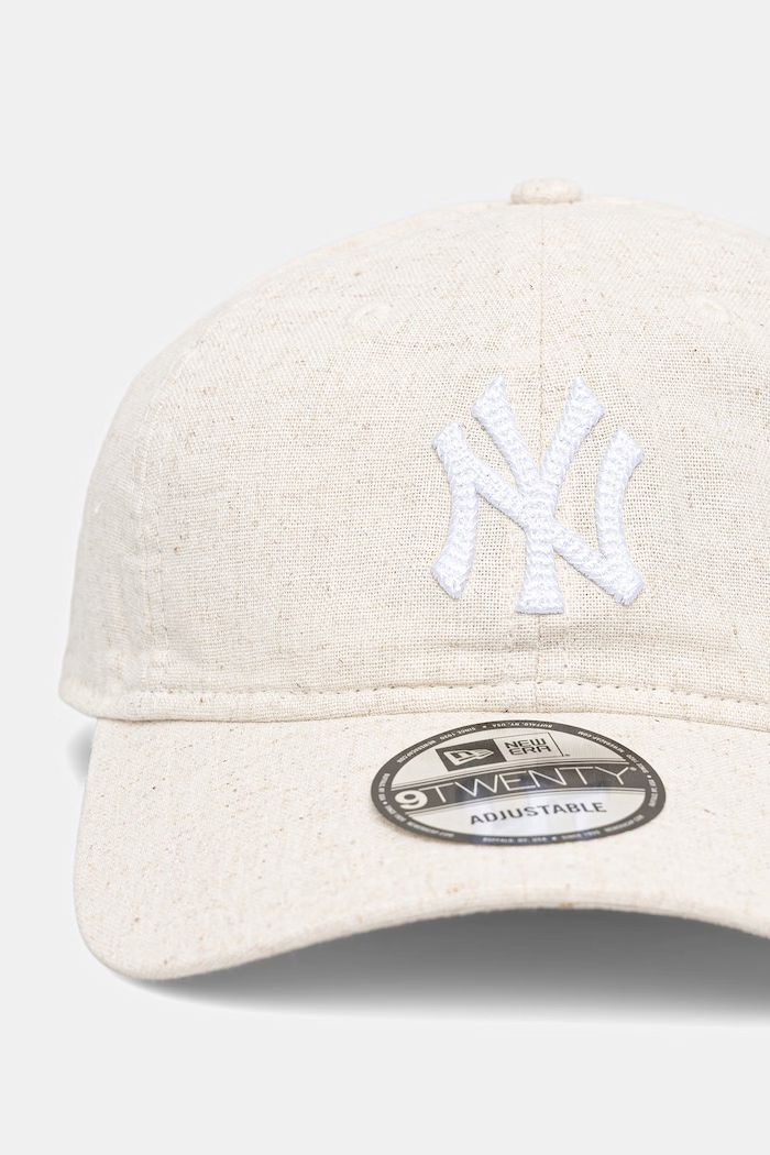 New Era baseball kapa z dodatkom lana LINEN 9TWENTY® 60771832 bež SS26