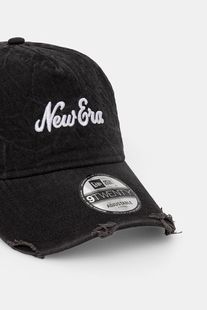 Βαμβακερό καπέλο του μπέιζμπολ New Era PIGMENT WASH 9TWENTY® AF 60771876 μαύρο SS26