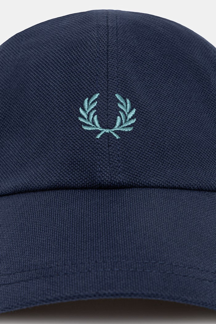 Fred Perry berretto da baseball in cotone HW2295 blu navy SS26