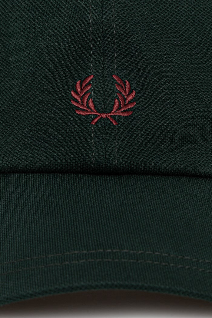 Fred Perry berretto da baseball in cotone HW2295 verde SS26