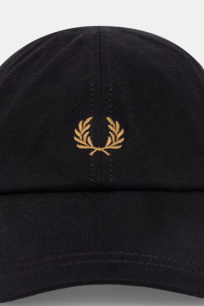 Fred Perry berretto da baseball in cotone HW2295 nero SS26