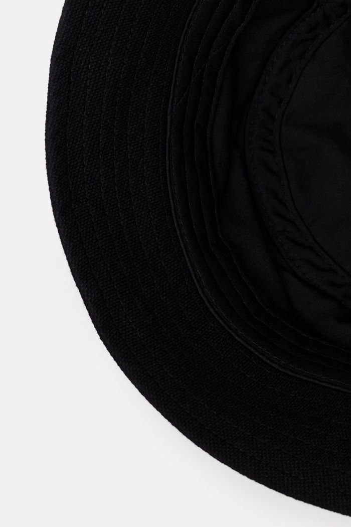 Fred Perry καπέλο bucket βαμβακερό ανδρικό μαύρο HW2296
