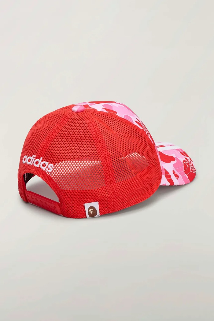 adidas Originals X BAPE baseball cap KF4919 pink color KF4919