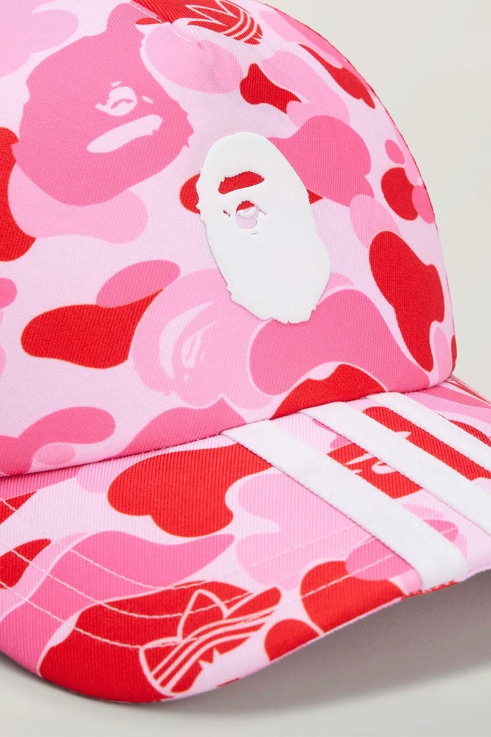 X BAPE baseball cap adidas Originals KF4919 pink color KF4919