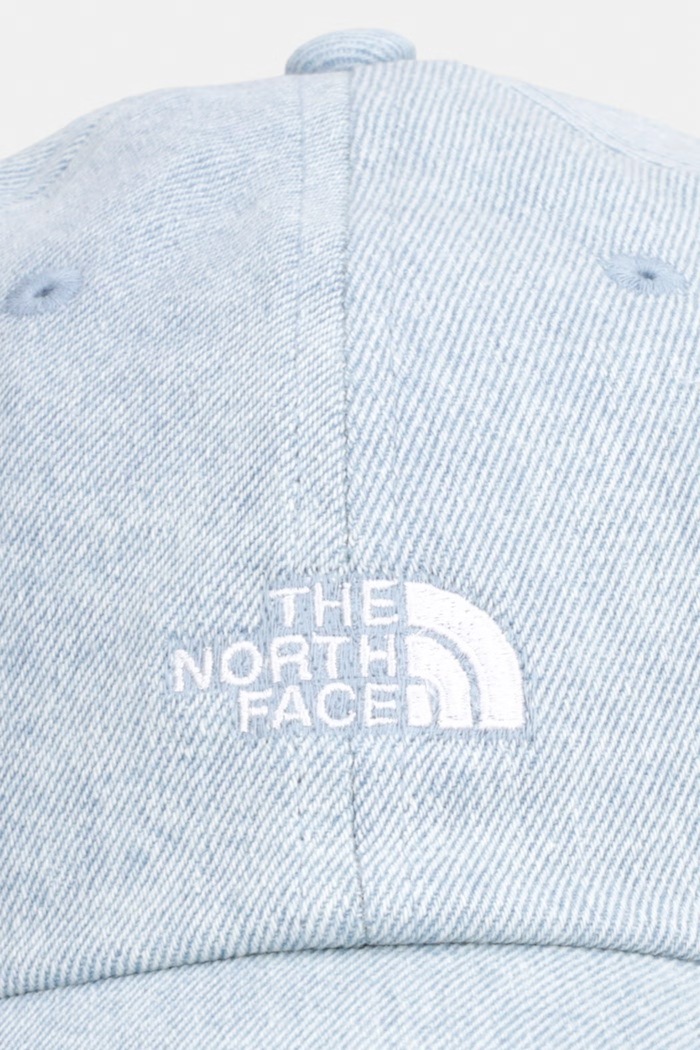 The North Face bejzbalová čiapka rifľová Norm NF0A8CGKNIA1 modrá SS26