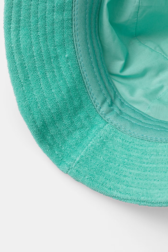 Vilebrequin kapelusz bucket BOOM turkusowy OOMC4102