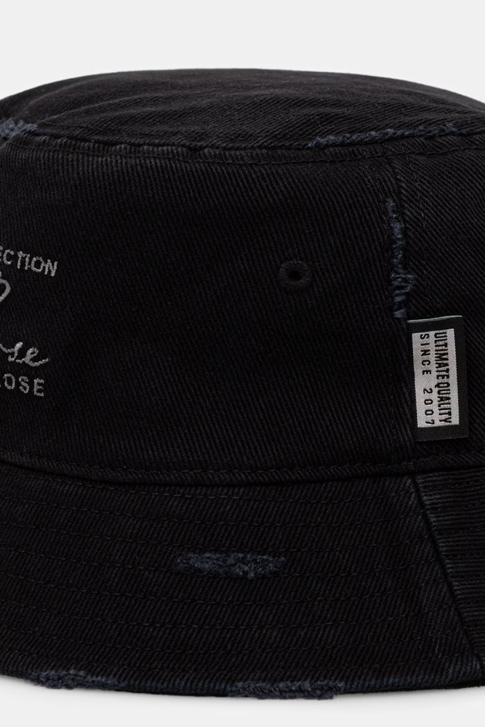 Akcesoria Martine Rose Signature kapelusz bucket bawełniany 1224WP13002 czarny