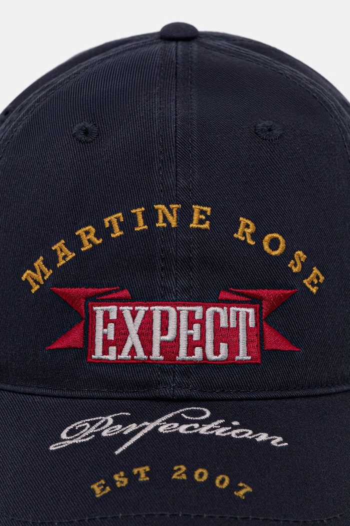 Martine Rose Roll Back czapka bejsbolówka bawełniana 1168WP13504 niebieski SS26