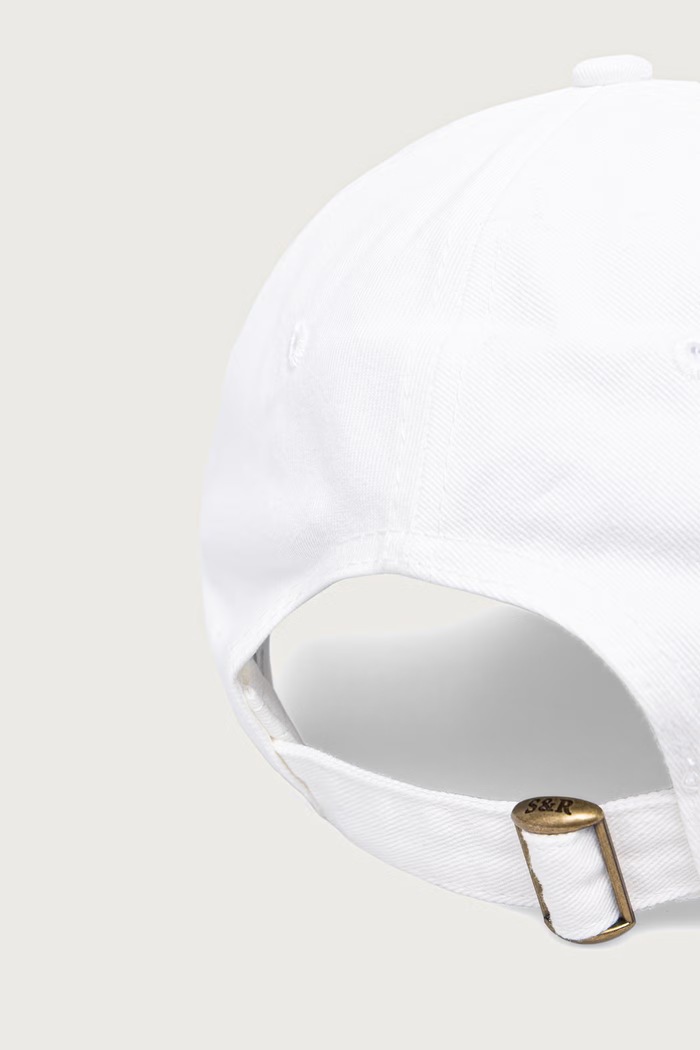 Akcesoria Sporty & Rich International czapka z daszkiem AC04074264WH37 biały