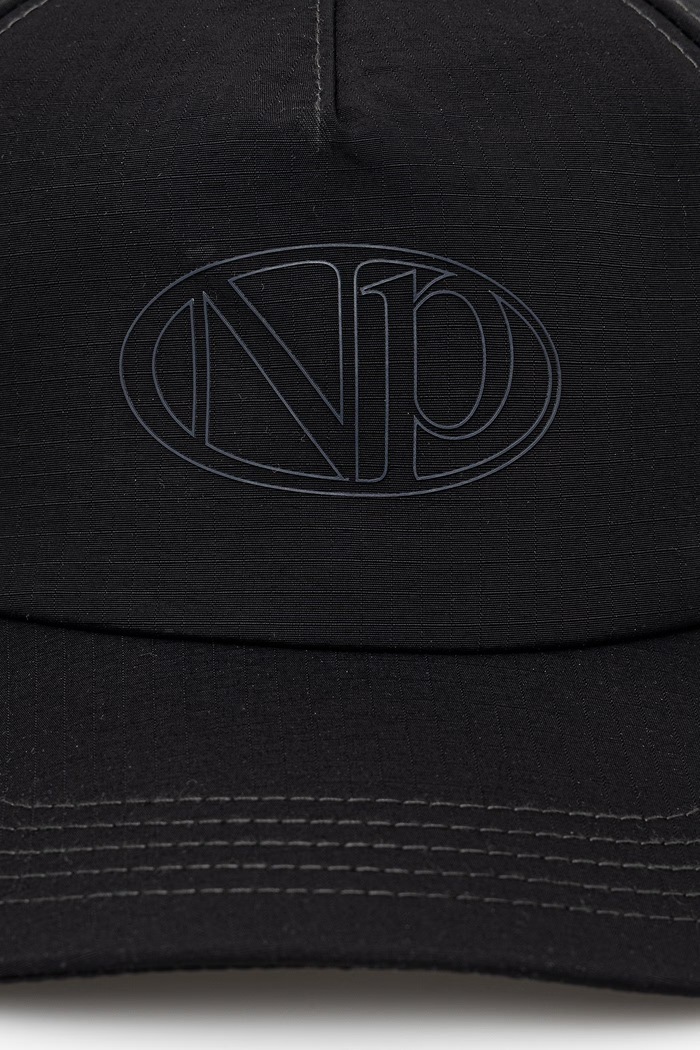 No Problemo baseball cap bawełniana NP9000505 czarny SS26