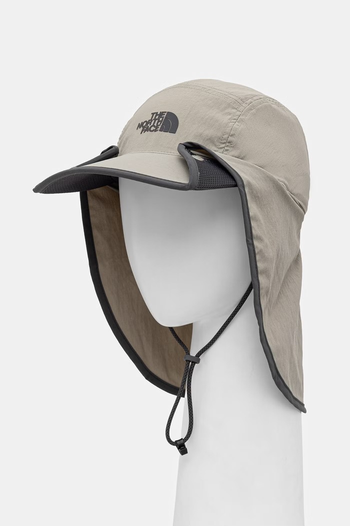 The North Face czapka z daszkiem NF0A8EPX2MB1 szary SS26