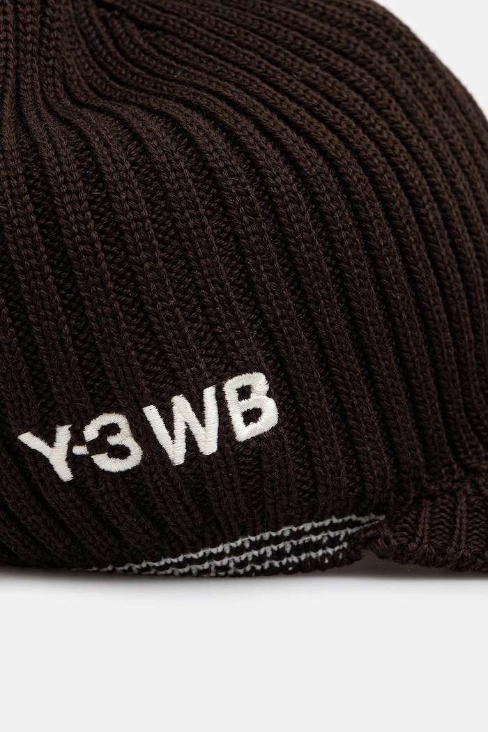 adidas Originals Wales Bonner x Y-3 čiapka so šiltom vlnená KF7404 hnedá SS26