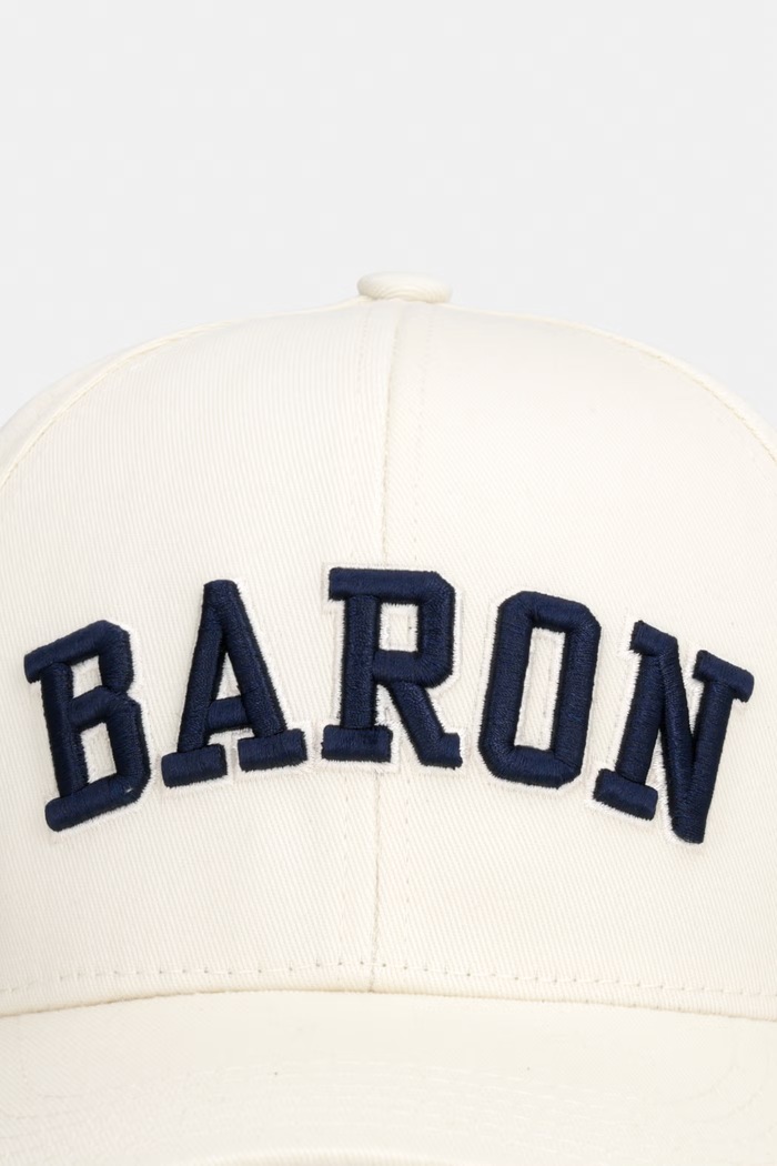 Baron Filou czapka z daszkiem bawełniana BARON 000014752 beżowy SS26