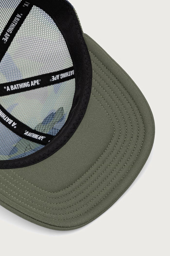 Akcesoria A Bathing Ape Czapka z daszkiem 001CPM301010M zielony