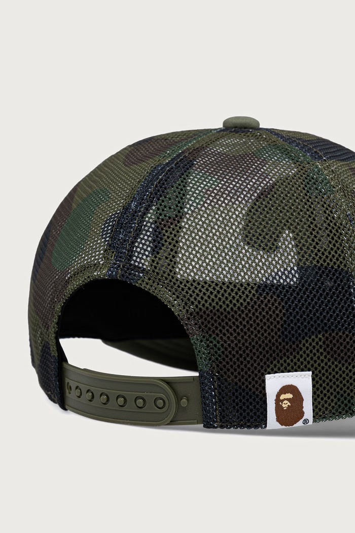 Czapka z daszkiem A Bathing Ape 001CPM301010M zielony