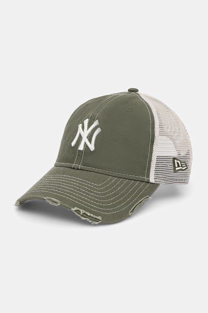 New Era czapka z daszkiem trucker CANV 920 TRUCKER NYY zielony 60856386