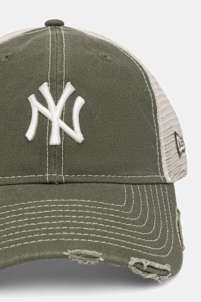 New Era czapka z daszkiem trucker CANV 920 TRUCKER NYY 60856386 zielony SS26