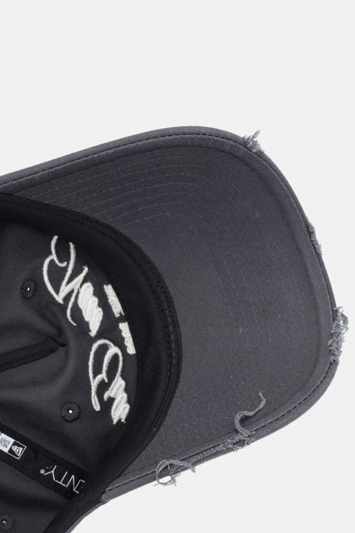 New Era czapka bejsbolówka bawełniana WASH DISTRESS 920 czarny 60856356