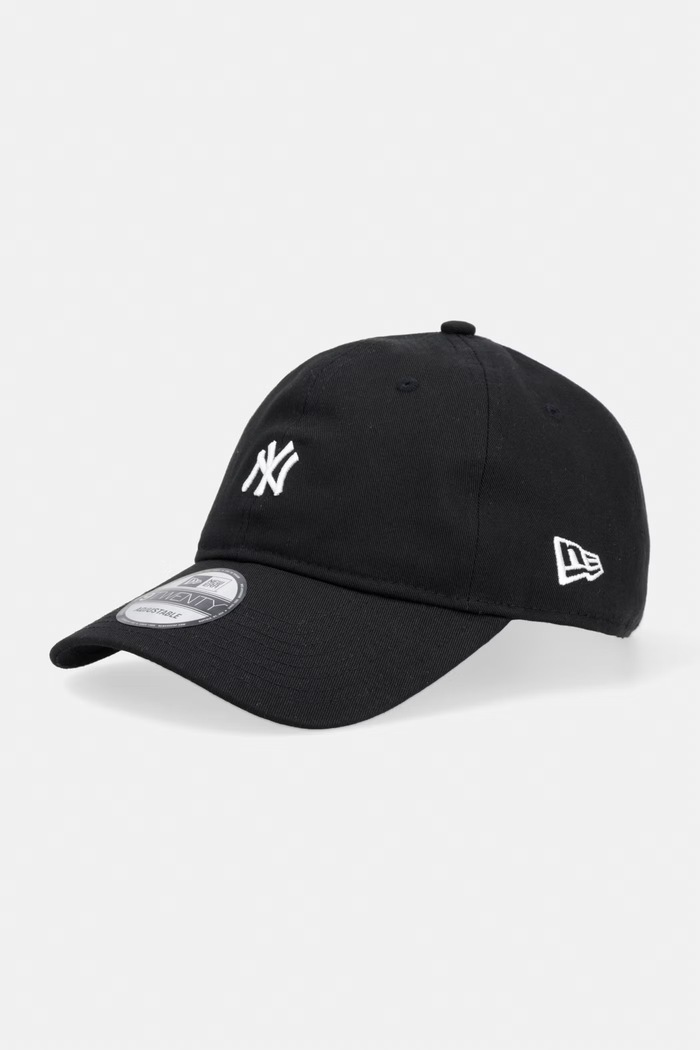 New Era czapka z daszkiem bawełniana MINI LOGO 920 NYY czarny 60675528