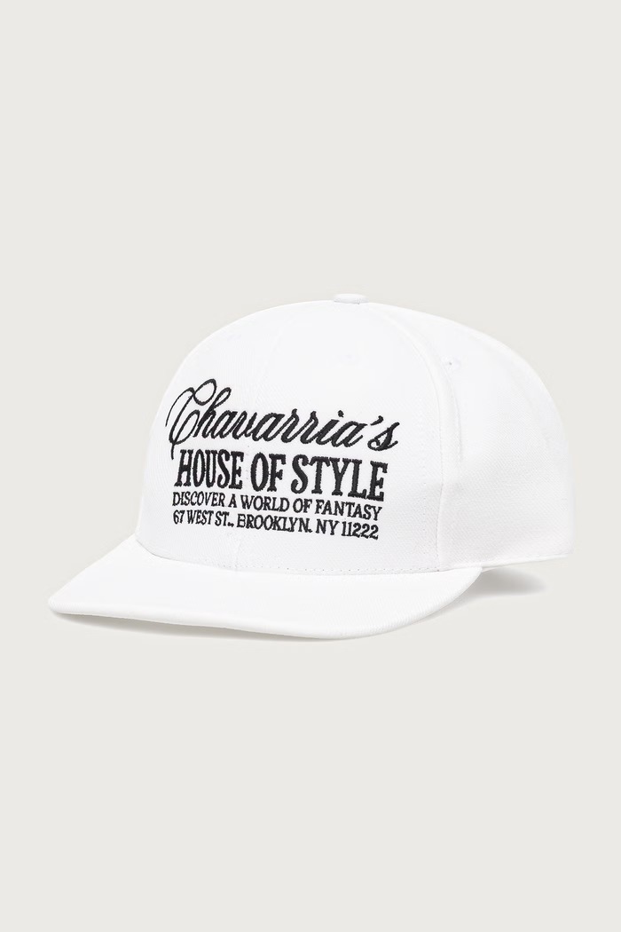 Willy Chavarria CHAVARRIA FASHION SERVICE snapback biela WCASC0081