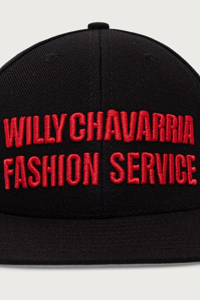 Willy Chavarria CHAVARRIA FASHION SERVICE čiapka so šiltom WCASC0079 čierna SS26