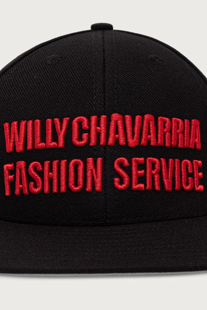 Willy Chavarria CHAVARRIA FASHION SERVICE čiapka so šiltom WCASC0079 čierna SS26